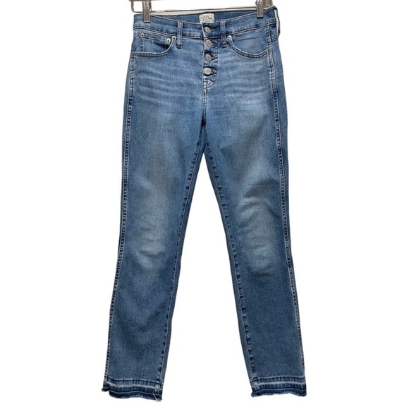 J.CREW Vintage straight eco jean in Sparkling Sea wash size 25 - Picture 1 of 7
